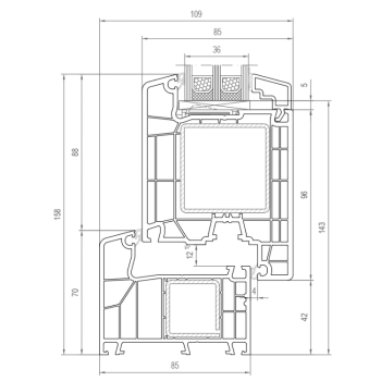 System Drzwiowy IDEAL 7000